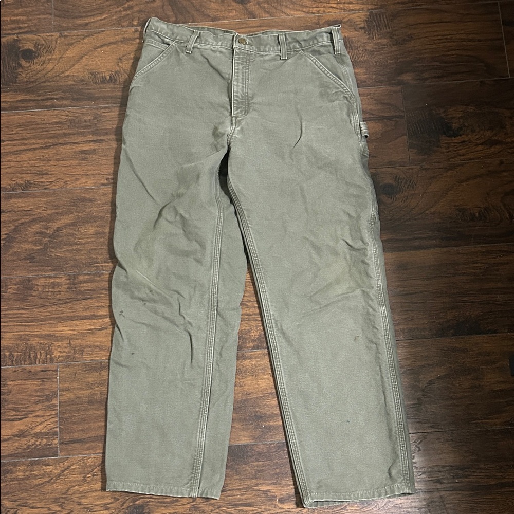 Carhartt Loose Straight Washed Duck Dungaree Work Pant